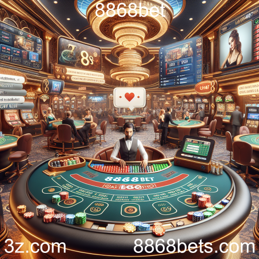 Experimente os Jogos Ao Vivo no 8868bet